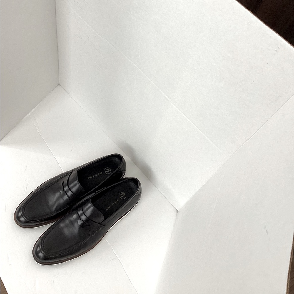 Black dressy loafers Penny Lane loafers 11.5